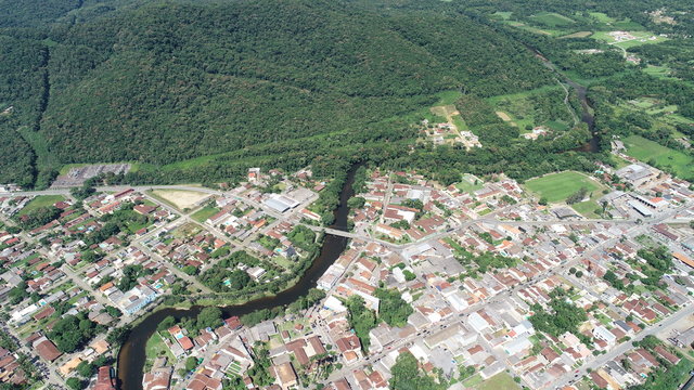 Vista Area em Morretes - Paraná - Brasil