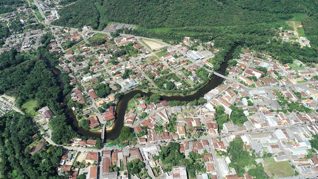 Vista Area em Morretes - Paraná - Brasil