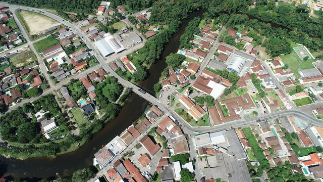 Vista Area em Morretes - Paraná - Brasil