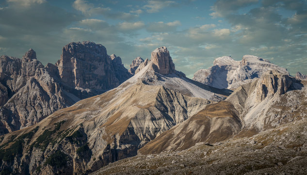 Tre Cime di Lavaredo in South Tyrol, Italy