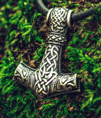 Scandinavian amulet in the form of the Thor's hammer - 