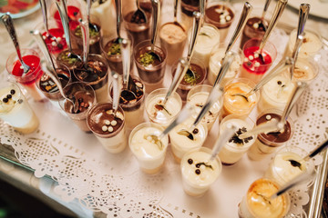 Fototapeta premium canapes sweet catering wedding