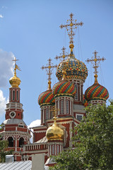 Fototapeta na wymiar Vintage Church in Nizhny Novgorod