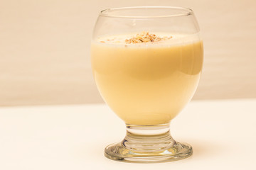 kefir drink in a glass