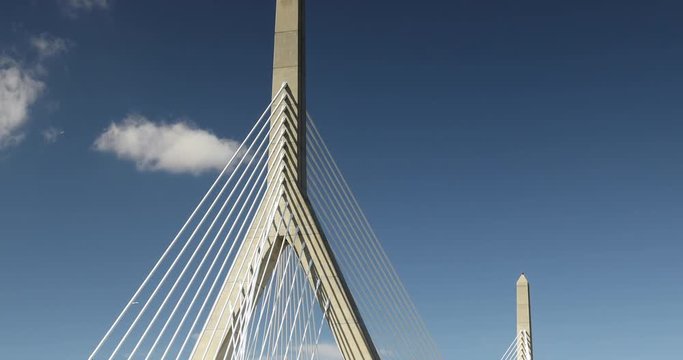 Leonard P. Zakim Bunker Hill Bridge in Boston Massachusetts USA