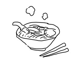 ラーメンのイラスト