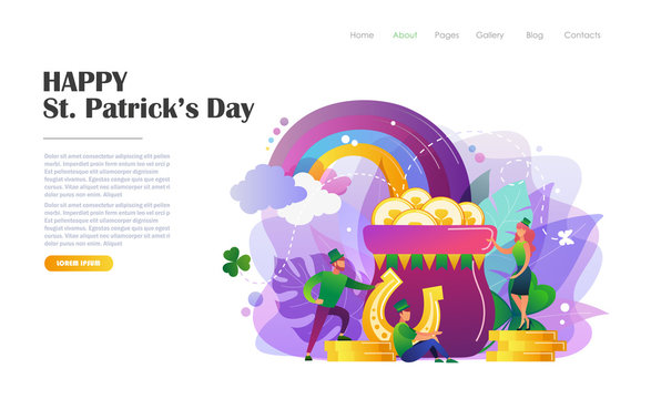 St. Patrick's Day holiday invitation