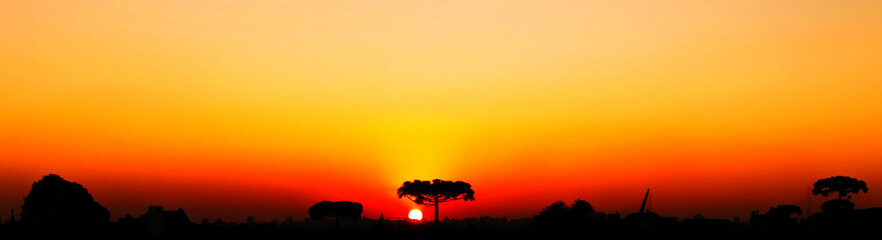 Sunset over Curitiba