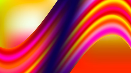 Colorful blurred background with wave, brush stroke. Modern abstract gradient card. Business poster. Vector illustration.  