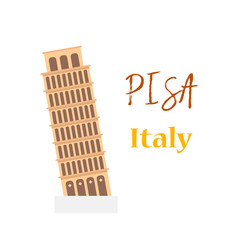 Italy Lettering Travel Vector Postcard, Poster