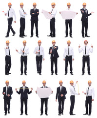 collage of photos of a young architect designer