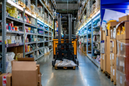  forklift driver work in a warehouse b