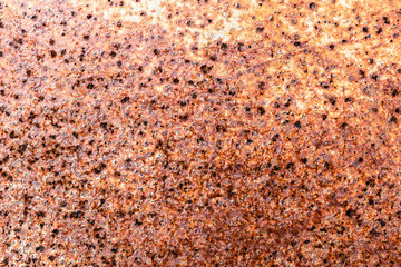 Rusty iron plate