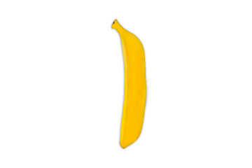 Letter I from bananas