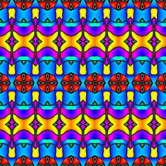 Abstrakt bunt symmetrisch geometrisch muster