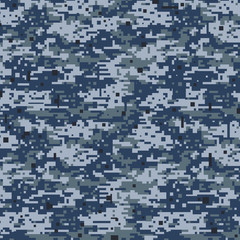 Navy Camo Camouflage Digicam Pattern Military Uniform Fatigues