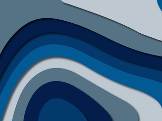 3D abstract paper art style, design layout for business presentations, flyers, posters, prints, decoration, cards, brochure cover.