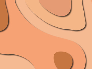 3D abstract paper art style, design layout for business presentations, flyers, posters, prints, decoration, cards, brochure cover.