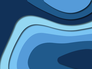 3D abstract paper art style, design layout for business presentations, flyers, posters, prints, decoration, cards, brochure cover.