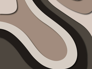 3D abstract paper art style, design layout for business presentations, flyers, posters, prints, decoration, cards, brochure cover.