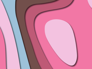 3D abstract paper art style, design layout for business presentations, flyers, posters, prints, decoration, cards, brochure cover.