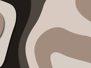 3D abstract paper art style, design layout for business presentations, flyers, posters, prints, decoration, cards, brochure cover.