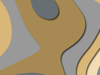 3D abstract paper art style, design layout for business presentations, flyers, posters, prints, decoration, cards, brochure cover.