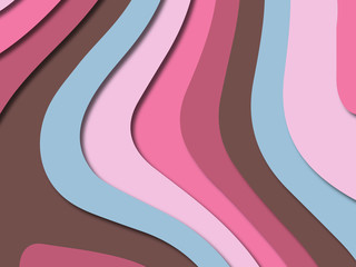 3D abstract paper art style, design layout for business presentations, flyers, posters, prints, decoration, cards, brochure cover.