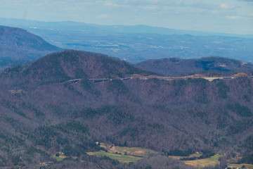 Obraz premium View of Foothills Parkway bridges