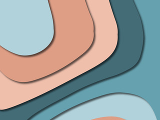 3D abstract paper art style, design layout for business presentations, flyers, posters, prints, decoration, cards, brochure cover.