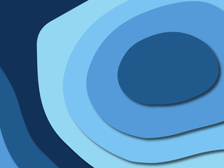 3D abstract paper art style, design layout for business presentations, flyers, posters, prints, decoration, cards, brochure cover.