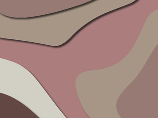 3D abstract paper art style, design layout for business presentations, flyers, posters, prints, decoration, cards, brochure cover.