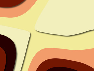 3D abstract paper art style, design layout for business presentations, flyers, posters, prints, decoration, cards, brochure cover.