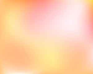 Abstract light yellow orange bright blured gradient background. Vector llustration.