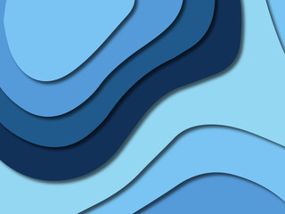 Obraz premium 3D abstract paper art style, design layout for business presentations, flyers, posters, prints, decoration, cards, brochure cover.