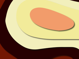 3D abstract paper art style, design layout for business presentations, flyers, posters, prints, decoration, cards, brochure cover.