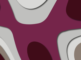3D abstract paper art style, design layout for business presentations, flyers, posters, prints, decoration, cards, brochure cover.
