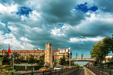 View of the center of Istanbul, Turkey