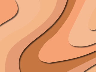 3D abstract paper art style, design layout for business presentations, flyers, posters, prints, decoration, cards, brochure cover.