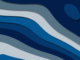 3D abstract paper art style, design layout for business presentations, flyers, posters, prints, decoration, cards, brochure cover.