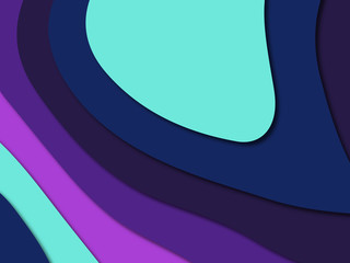 3D abstract paper art style, design layout for business presentations, flyers, posters, prints, decoration, cards, brochure cover.