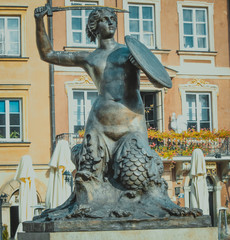 Warszawa Syrenka warszawska Mermaid of Warsaw Polska Poland Polen  © Dreamnordno