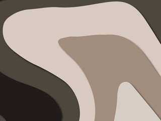 3D abstract paper art style, design layout for business presentations, flyers, posters, prints, decoration, cards, brochure cover.