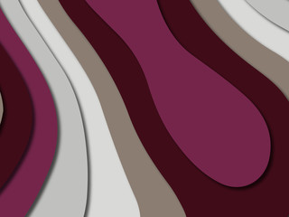 3D abstract paper art style, design layout for business presentations, flyers, posters, prints, decoration, cards, brochure cover.