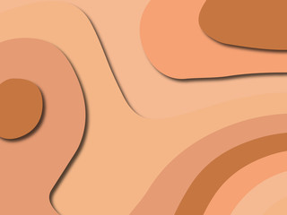 3D abstract paper art style, design layout for business presentations, flyers, posters, prints, decoration, cards, brochure cover.