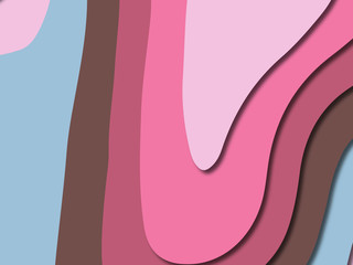 Obraz premium 3D abstract paper art style, design layout for business presentations, flyers, posters, prints, decoration, cards, brochure cover.