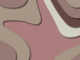 3D abstract paper art style, design layout for business presentations, flyers, posters, prints, decoration, cards, brochure cover.