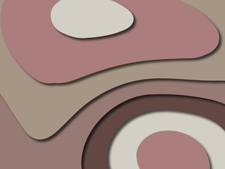 3D abstract paper art style, design layout for business presentations, flyers, posters, prints, decoration, cards, brochure cover.