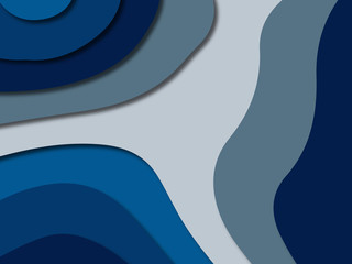 3D abstract paper art style, design layout for business presentations, flyers, posters, prints, decoration, cards, brochure cover.