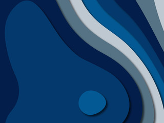 3D abstract paper art style, design layout for business presentations, flyers, posters, prints, decoration, cards, brochure cover.